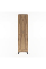 Hyperion Dolap 6 Raflı Tek Çekmeceli 2 Kapaklı 60x44x243