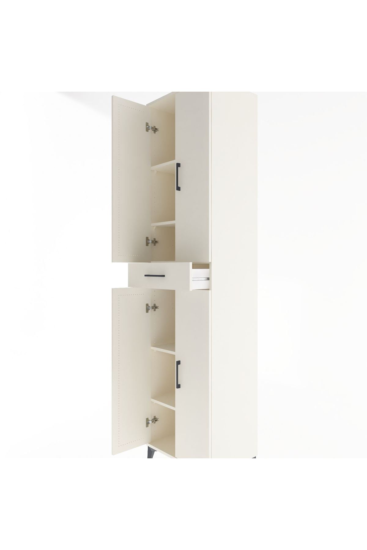 Hyperion Dolap 5 Raflı Tek Çekmeceli 4 Kapaklı 60x44x243 Aytaşı-Aytaşı