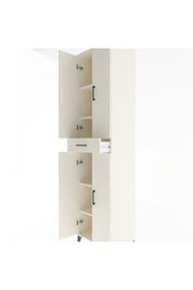 Hyperion Dolap 5 Raflı Tek Çekmeceli 4 Kapaklı 60x44x243 Aytaşı-Aytaşı