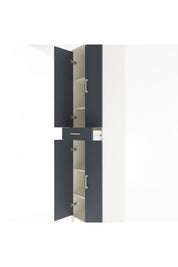 Hyperion Dolap 5 Raflı Tek Çekmeceli 4 Kapaklı 60x44x243 Aytaşı-Antrasit