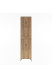 Hyperion Dolap 5 Raflı Tek Çekmeceli 4 Kapaklı 60x44x243 Aytaşı-Çam