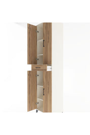 Hyperion Dolap 5 Raflı Tek Çekmeceli 4 Kapaklı 60x44x243 Aytaşı-Çam