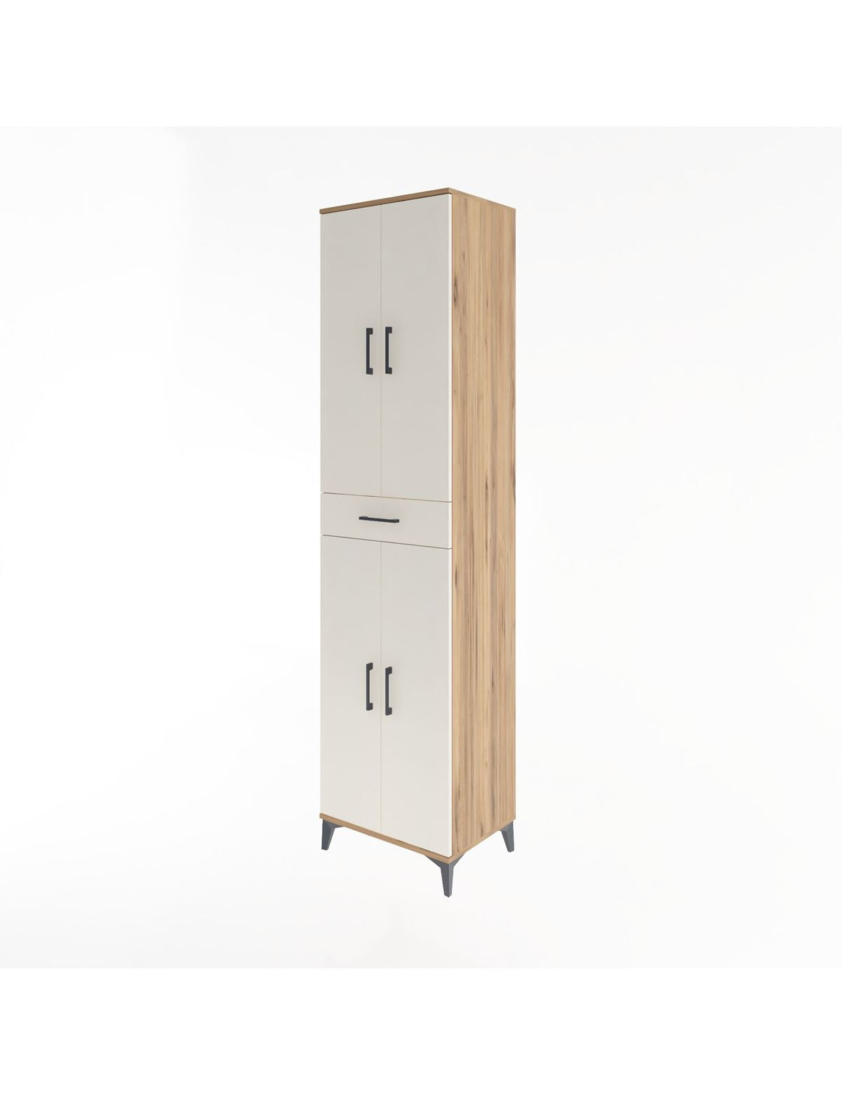 Hyperion Dolap 5 Raflı Tek Çekmeceli 4 Kapaklı 60x44x243 - S65M078V7B