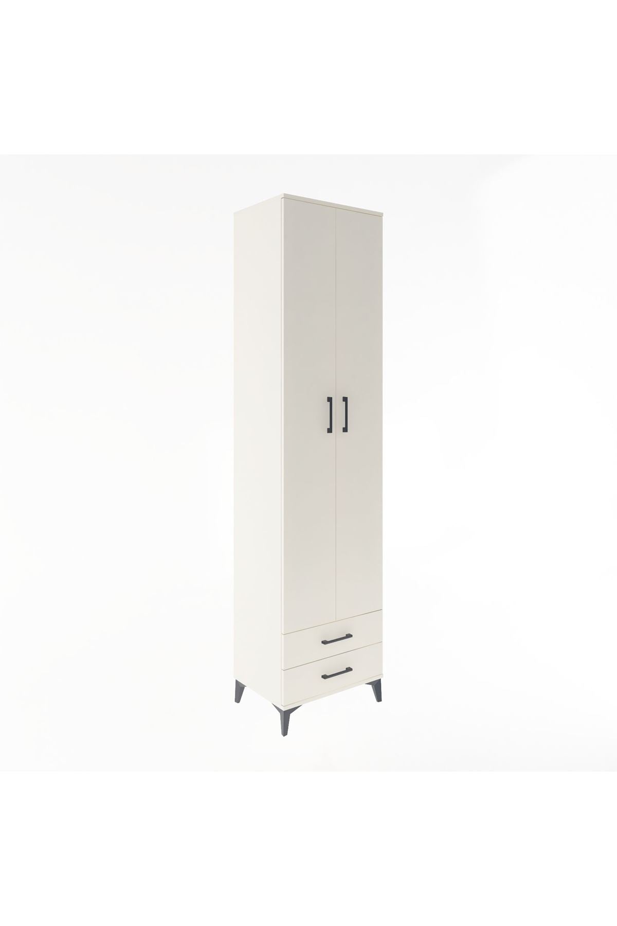 Hyperion Dolap 6 Raflı 2 Çekmeceli 2 Kapaklı 60x44x243 - S65M079V1B