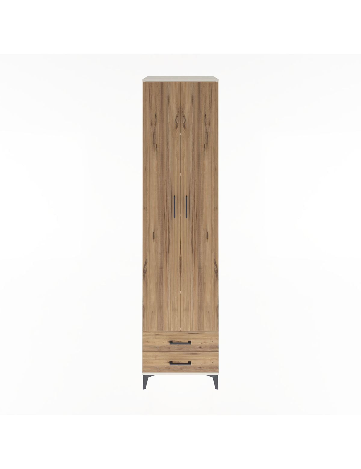 Hyperion Dolap 6 Raflı 2 Çekmeceli 2 Kapaklı 60x44x243 Aytaşı-Çam