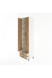 Hyperion Dolap 6 Raflı 2 Çekmeceli 2 Kapaklı 60x44x243 Aytaşı-Çam