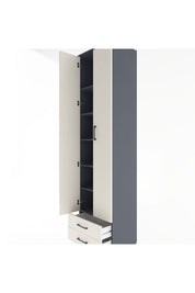 Hyperion Dolap 6 Raflı 2 Çekmeceli 2 Kapaklı 60x44x243 - S65M079V4B