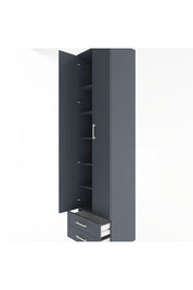Hyperion Dolap 6 Raflı 2 Çekmeceli 2 Kapaklı 60x44x243 - S65M079V5B