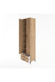 Hyperion Dolap 6 Raflı 2 Çekmeceli 2 Kapaklı 60x44x243 - S65M079V9B