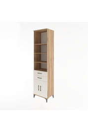 Hyperion Dolap 5 Raflı 2 Çekmeceli 2 Kapaklı 60x44x243 Çam-Aytaşı