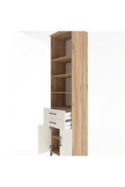 Hyperion Dolap 5 Raflı 2 Çekmeceli 2 Kapaklı 60x44x243 Çam-Aytaşı