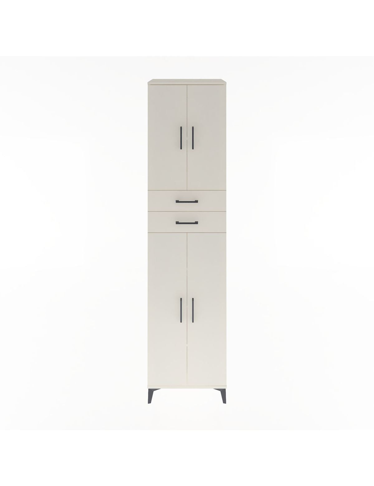 Hyperion Dolap 5 Raflı 2 Çekmeceli 4 Kapaklı 60x44x243 Aytaşı-Aytaşı