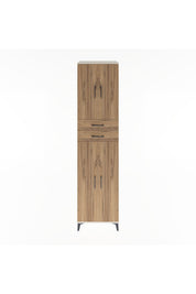 Hyperion Dolap 5 Raflı 2 Çekmeceli 4 Kapaklı 60x44x243 Aytaşı-Çam
