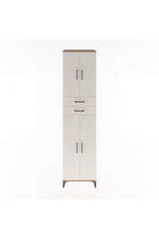 Hyperion Dolap 5 Raflı 2 Çekmeceli 4 Kapaklı 60x44x243 Çam-Aytaşı