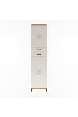 Hyperion Dolap 5 Raflı 2 Çekmeceli 4 Kapaklı 60x44x243