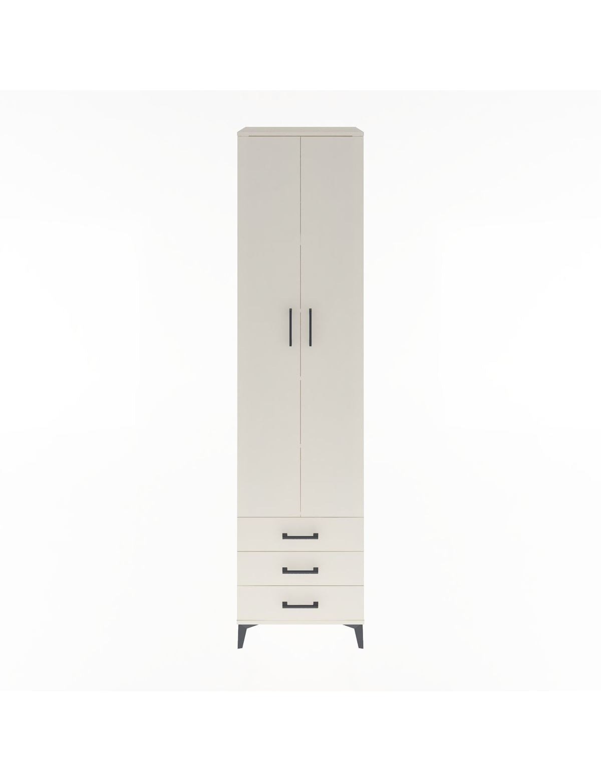 Hyperion Dolap 5 Raflı 3 Çekmeceli 2 Kapaklı 60x44x243 Aytaşı-Aytaşı