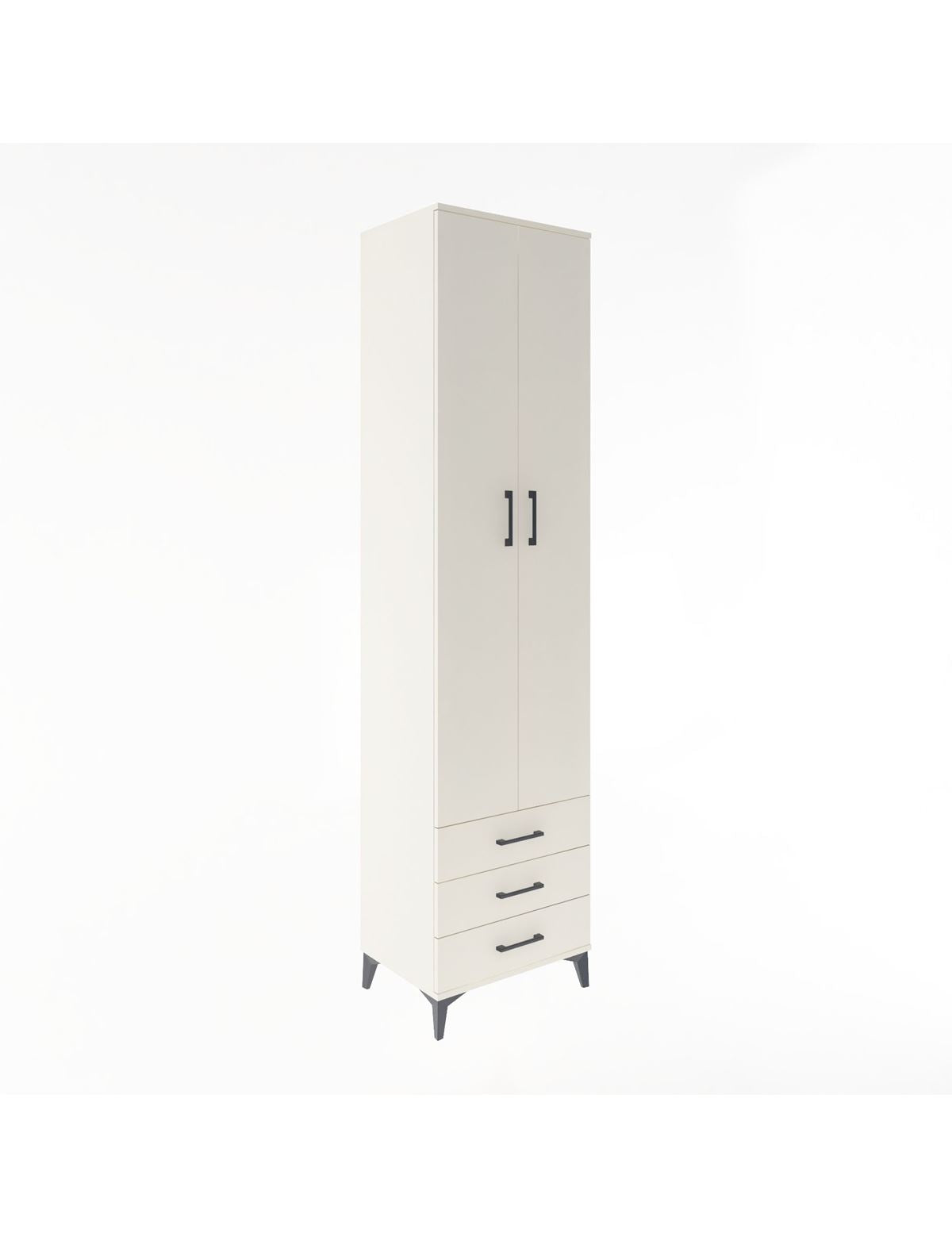 Hyperion Dolap 5 Raflı 3 Çekmeceli 2 Kapaklı 60x44x243 Aytaşı-Aytaşı