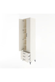 Hyperion Dolap 5 Raflı 3 Çekmeceli 2 Kapaklı 60x44x243 Aytaşı-Aytaşı