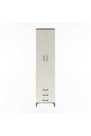 Hyperion Dolap 5 Raflı 3 Çekmeceli 2 Kapaklı 60x44x243 Çam-Aytaşı