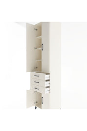 Hyperion Dolap 4 Raflı 3 Çekmeceli 4 Kapaklı 60x44x243 Aytaşı-Aytaşı