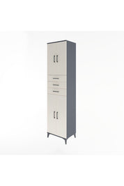 Hyperion Dolap 5 Raflı 3 Çekmeceli 4 Kapaklı 60x44x243 - S65M084V4B