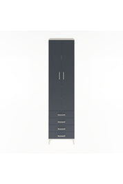 Hyperion Dolap 5 Raflı 4 Çekmeceli 2 Kapaklı 60x44x243 Aytaşı-Antrasit
