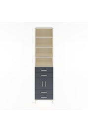 Hyperion Dolap 5 Raflı 4 Çekmeceli 2 Kapaklı 60x44x243 Aytaşı-Antrasit