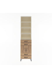 Hyperion Dolap 5 Raflı 4 Çekmeceli 2 Kapaklı 60x44x243 Aytaşı-Çam