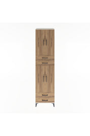 Hyperion Dolap 5 Raflı 4 Çekmeceli 4 Kapaklı 60x44x243 Aytaşı-Çam