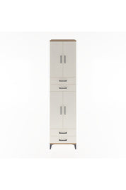 Hyperion Dolap 5 Raflı 4 Çekmeceli 4 Kapaklı 60x44x243 Çam-Aytaşı