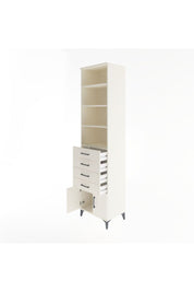 Hyperion Dolap 4 Raflı 4 Çekmeceli 2 Kapaklı 60x44x243 Aytaşı-Aytaşı