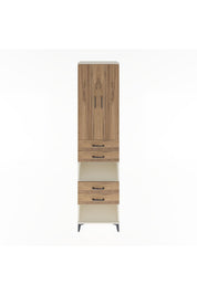 Hyperion Dolap 4 Raflı 4 Çekmeceli 2 Kapaklı 60x44x243 Aytaşı-Çam