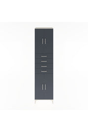 Hyperion Dolap 4 Raflı 4 Çekmeceli 4 Kapaklı 60x44x243 Aytaşı-Antrasit