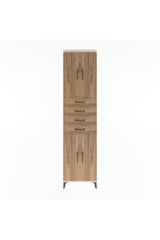Hyperion Dolap 4 Raflı 4 Çekmeceli 4 Kapaklı 60x44x243 Aytaşı-Çam