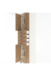 Hyperion Dolap 4 Raflı 4 Çekmeceli 4 Kapaklı 60x44x243 Aytaşı-Çam