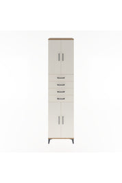 Hyperion Dolap 4 Raflı 4 Çekmeceli 4 Kapaklı 60x44x243 Çam-Aytaşı