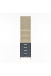 Hyperion Dolap 4 Raflı 5 Çekmeceli 60x44x243 Aytaşı-Antrasit