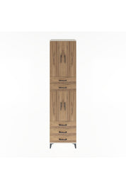 Hyperion Dolap 4 Raflı 5 Çekmeceli 4 Kapaklı 60x44x243 Aytaşı-Çam