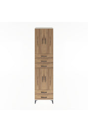 Hyperion Dolap 4 Raflı 5 Çekmeceli 4 Kapaklı 60x44x243 Aytaşı-Çam