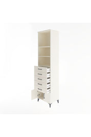 Hyperion Dolap 3 Raflı 5 Çekmeceli 2 Kapaklı 60x44x243 Aytaşı-Aytaşı