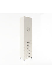 Hyperion Dolap 4 Raflı 6 Çekmeceli 2 Kapaklı 60x44x243 Aytaşı-Aytaşı