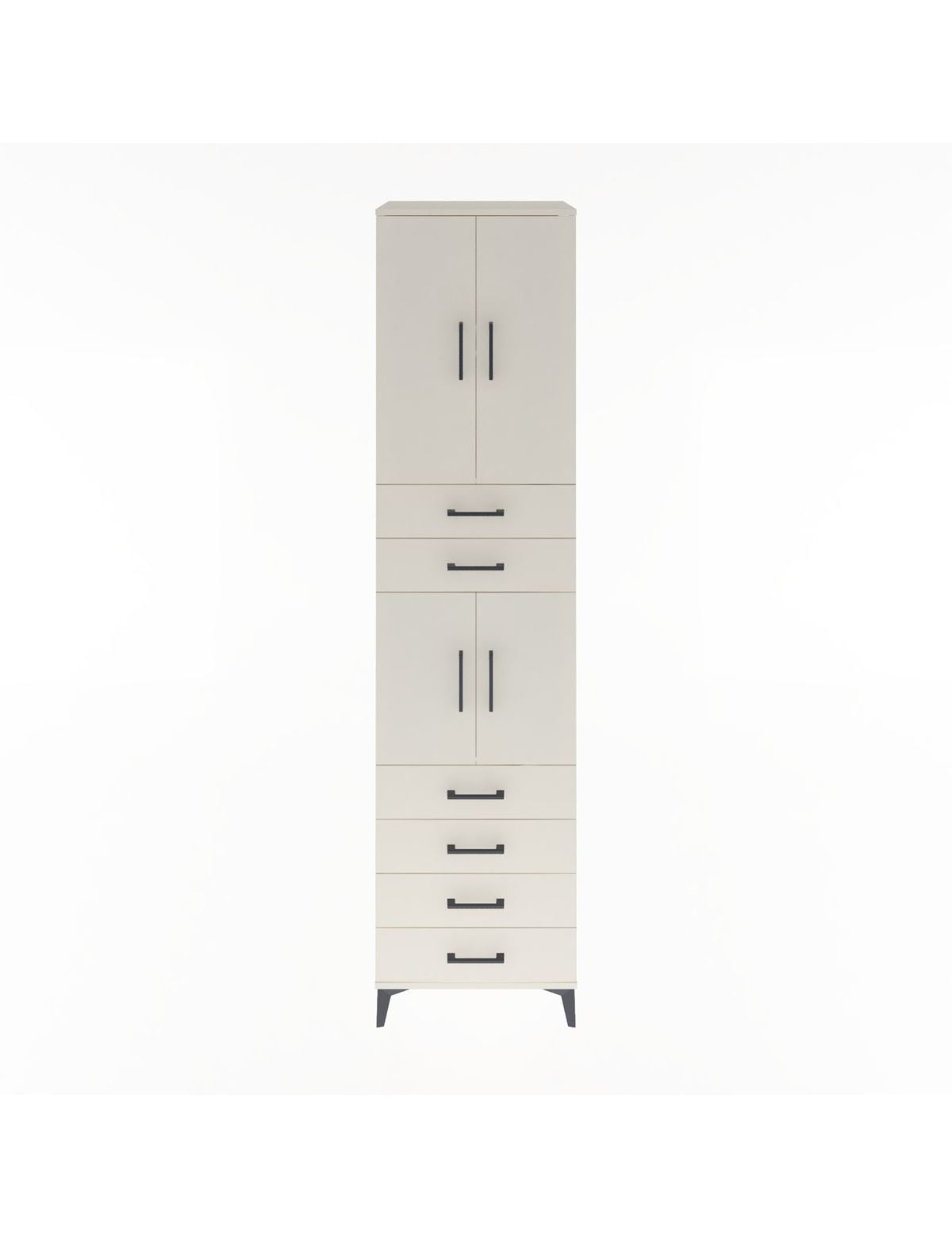 Hyperion Dolap 3 Raflı 6 Çekmeceli 4 Kapaklı 60x44x243 Aytaşı-Aytaşı