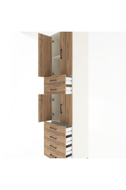 Hyperion Dolap 3 Raflı 6 Çekmeceli 4 Kapaklı 60x44x243 Aytaşı-Çam