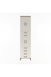 Hyperion Dolap 3 Raflı 6 Çekmeceli 4 Kapaklı 60x44x243 Çam-Aytaşı