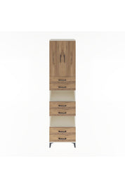 Hyperion Dolap 4 Raflı 6 Çekmeceli 2 Kapaklı 60x44x243 Aytaşı-Çam