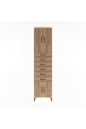 Hyperion Dolap 3 Raflı 6 Çekmeceli 4 Kapaklı 60x44x243 Aytaşı-Çam