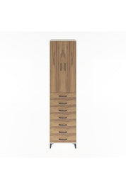 Hyperion Dolap 3 Raflı 7 Çekmeceli 2 Kapaklı 60x44x243 Aytaşı-Çam