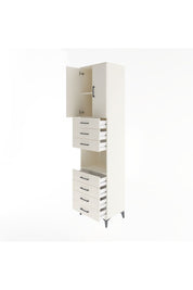 Hyperion Dolap 3 Raflı 7 Çekmeceli 2 Kapaklı 60x44x243 Aytaşı-Aytaşı