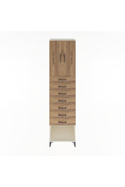 Hyperion Dolap 2 Raflı 7 Çekmeceli 2 Kapaklı 60x44x243 Aytaşı-Çam
