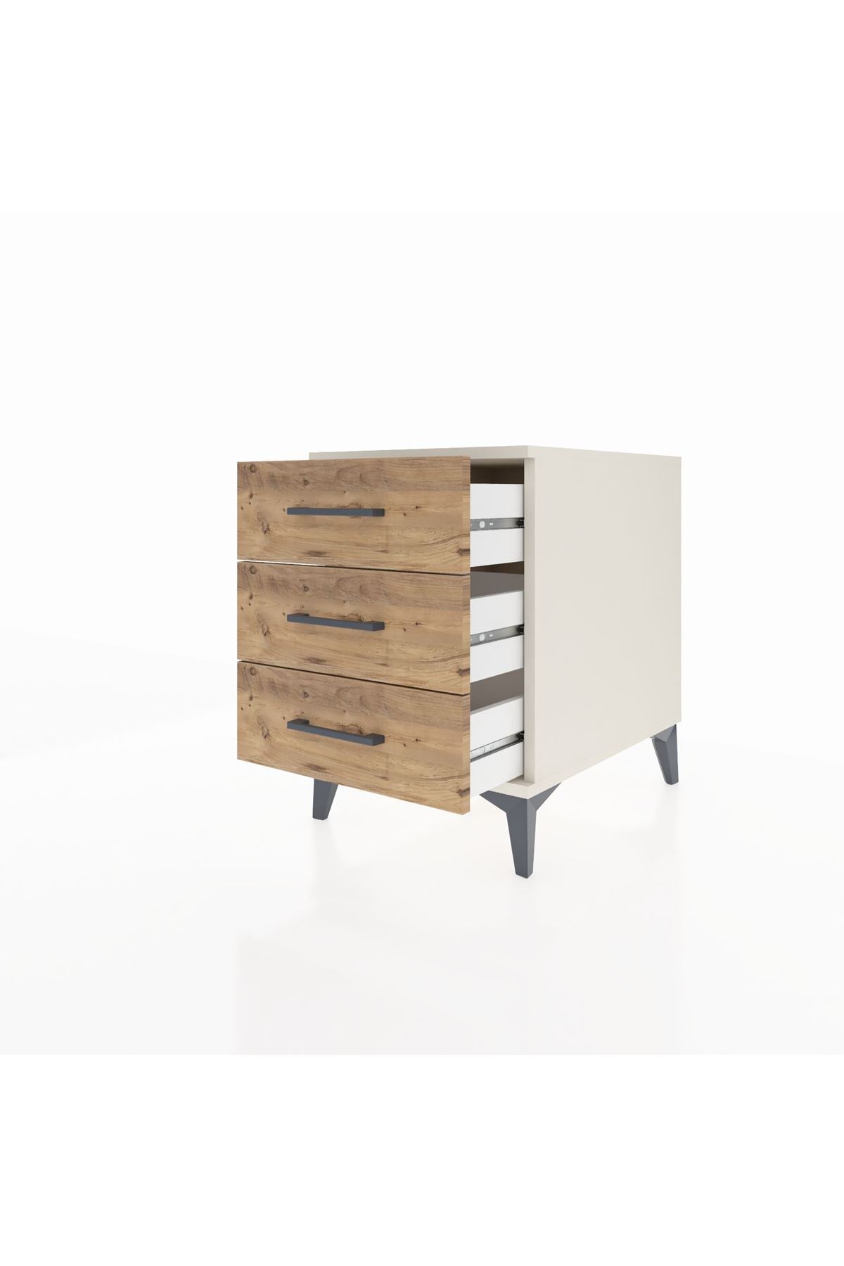 Kronos Komodin 3 Çekmeceli 44x59x64 Aytaşı-Çam